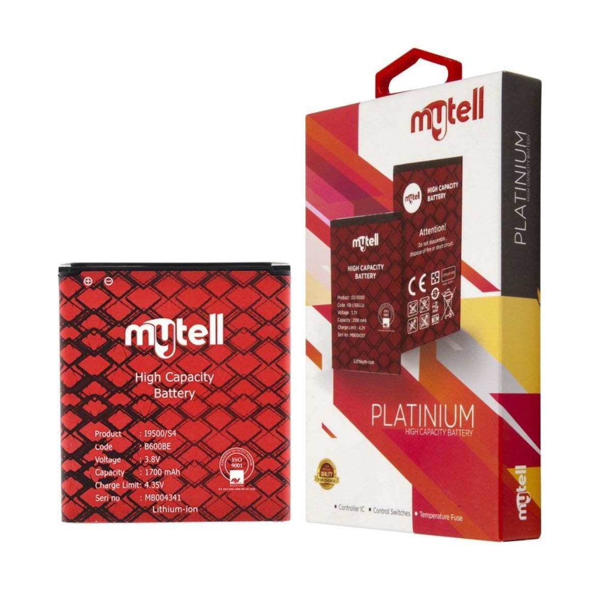 Mytell Samsung I9500 MBT-01 B600BE Battery MBT-01 - 1
