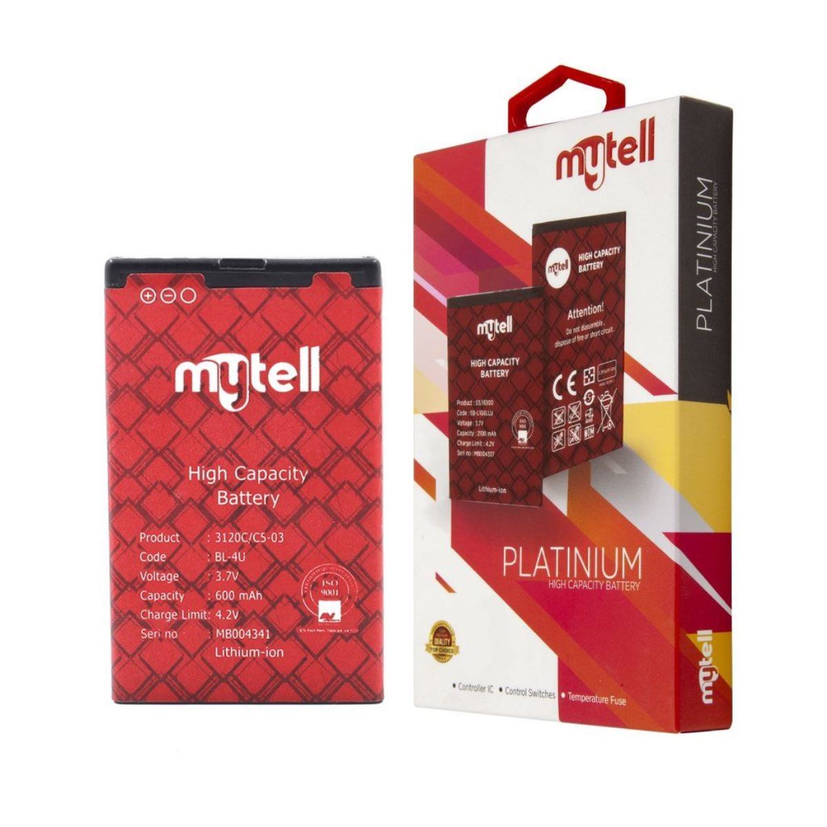 Mytell Nokia 8800 Arte MBT-01 BL-4U Batarya MBT-01 - 1