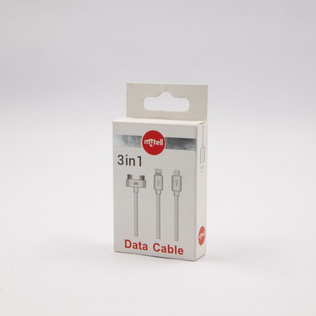 Mytell 5G\4GS\Micro DK-004 3pcs Data Cable Beyaz - 1