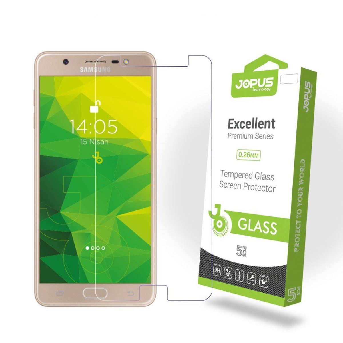 Jopus Samsung J7 Max Cek-101 Screen Protector Seffaf - 1
