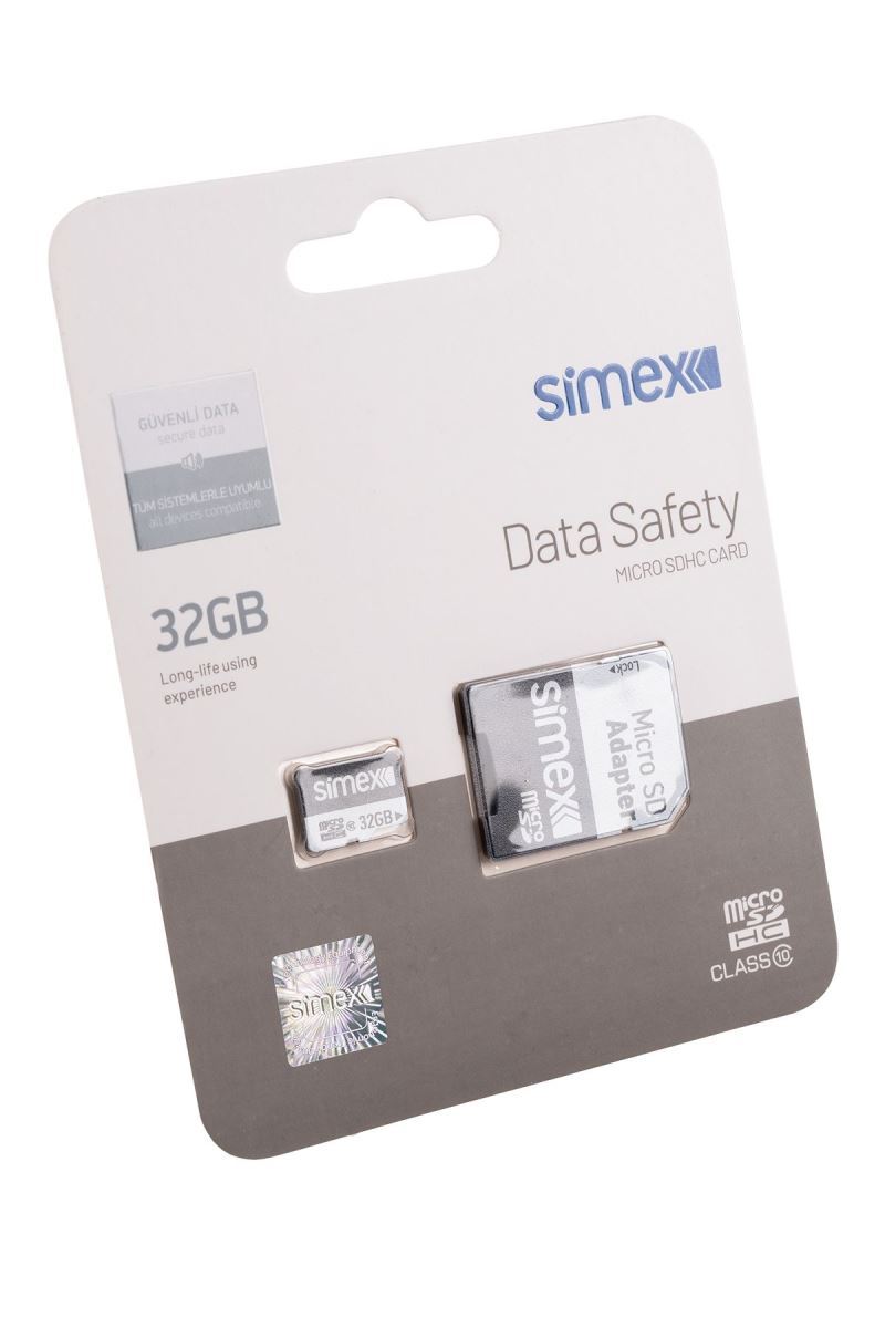 Simex SH-101 Data Safety    Micro SD 32GB Hafiza Karti SH-101 Data Safety - 1