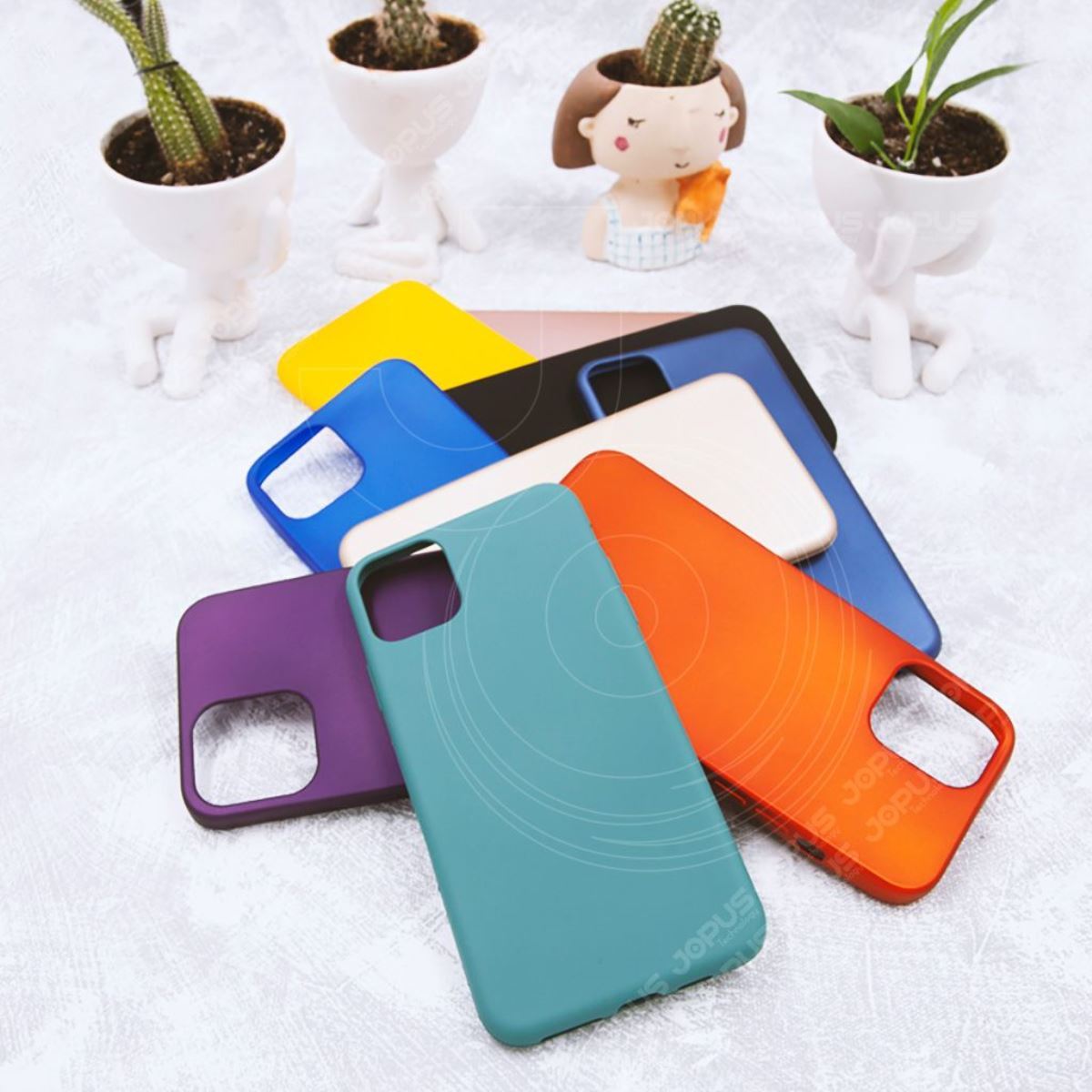 Jopus Samsung S9 Plus JS-108 Soft Oil   Silikon Kilif Kirmizi - 1