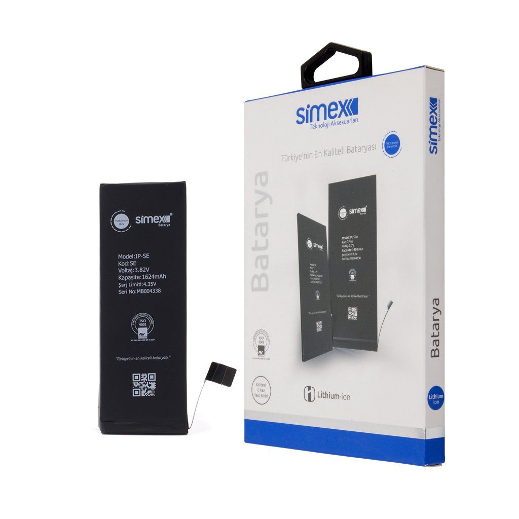 Simex iPhone SE SBT-01  Batarya SBT-01 - 1