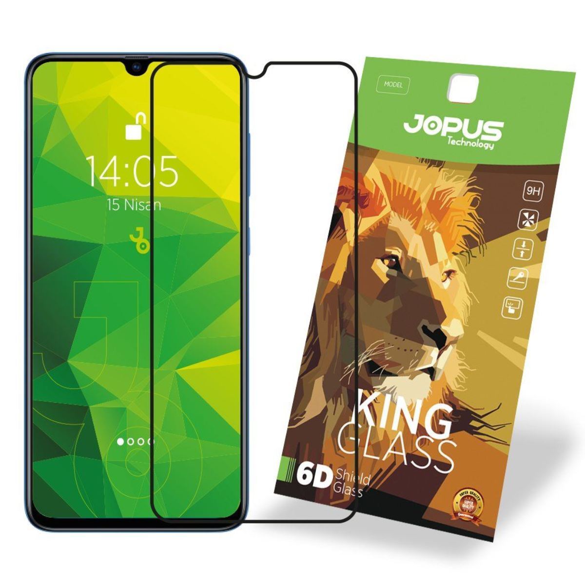 Jopus Samsung A70 CEK-124 King 6D  Cam Ekran Koruyucu Siyah - 1
