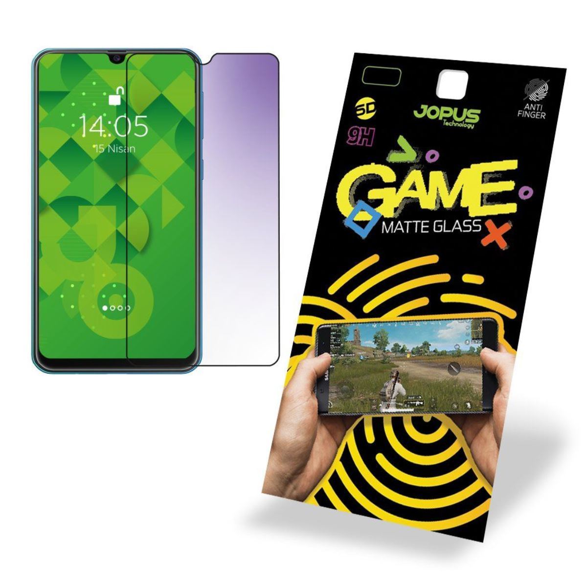 Jopus Samsung M30s CEK-127 Game   Cam Ekran Koruyucu Siyah - 1