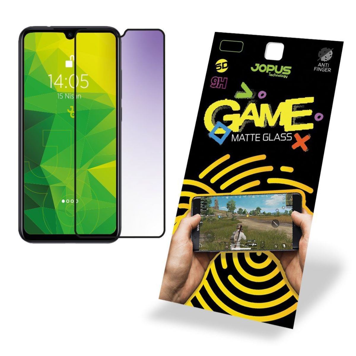 Jopus Xiaomi Redmi Note7 Pro CEK-127 Game Screen Protector Siyah - 1
