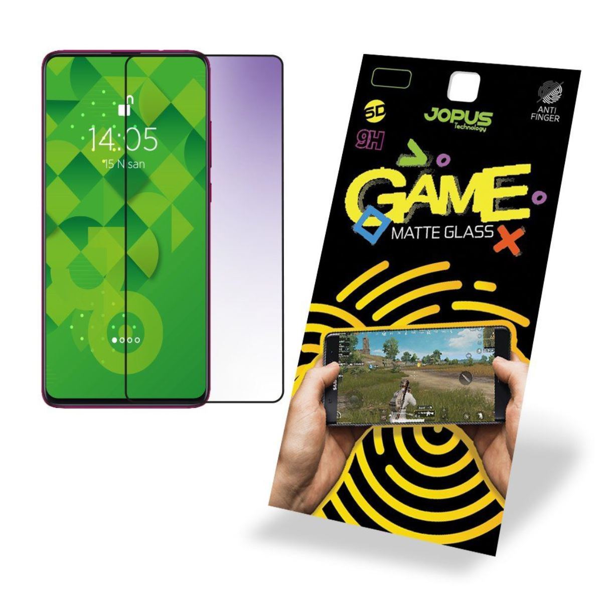 Jopus Xiaomi Mi 9T CEK-127 Game Screen Protector Siyah - 1