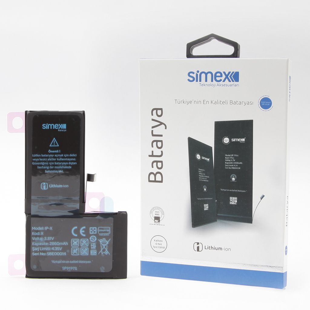 Simex iPhone X SBT-01  Batarya SBT-01 - 1