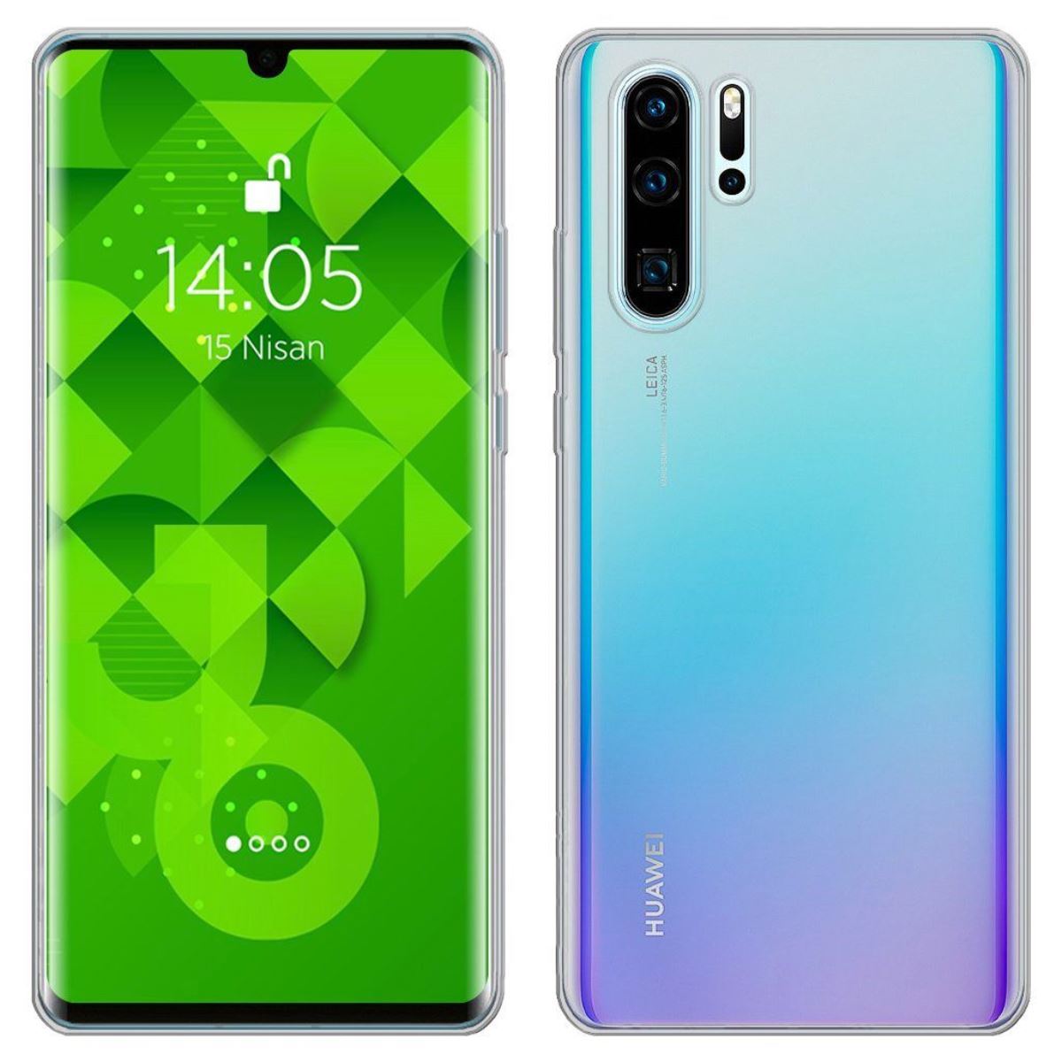 Jopus Huawei P30 Pro JS-238 Plug Phone Case Seffaf - 1