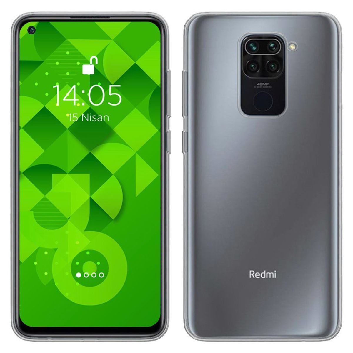 Jopus Xiaomi Redmi Note9 JS-238 Plug   Silikon Kilif Seffaf - 1