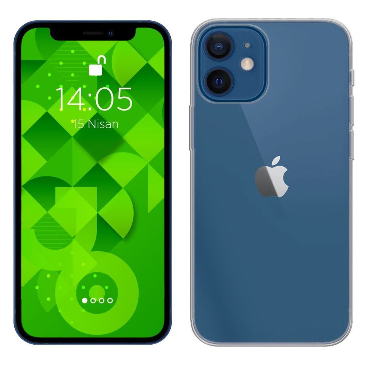 Jopus iPhone 12 Mini JS-238 Plug   Silikon Kilif Seffaf - 1
