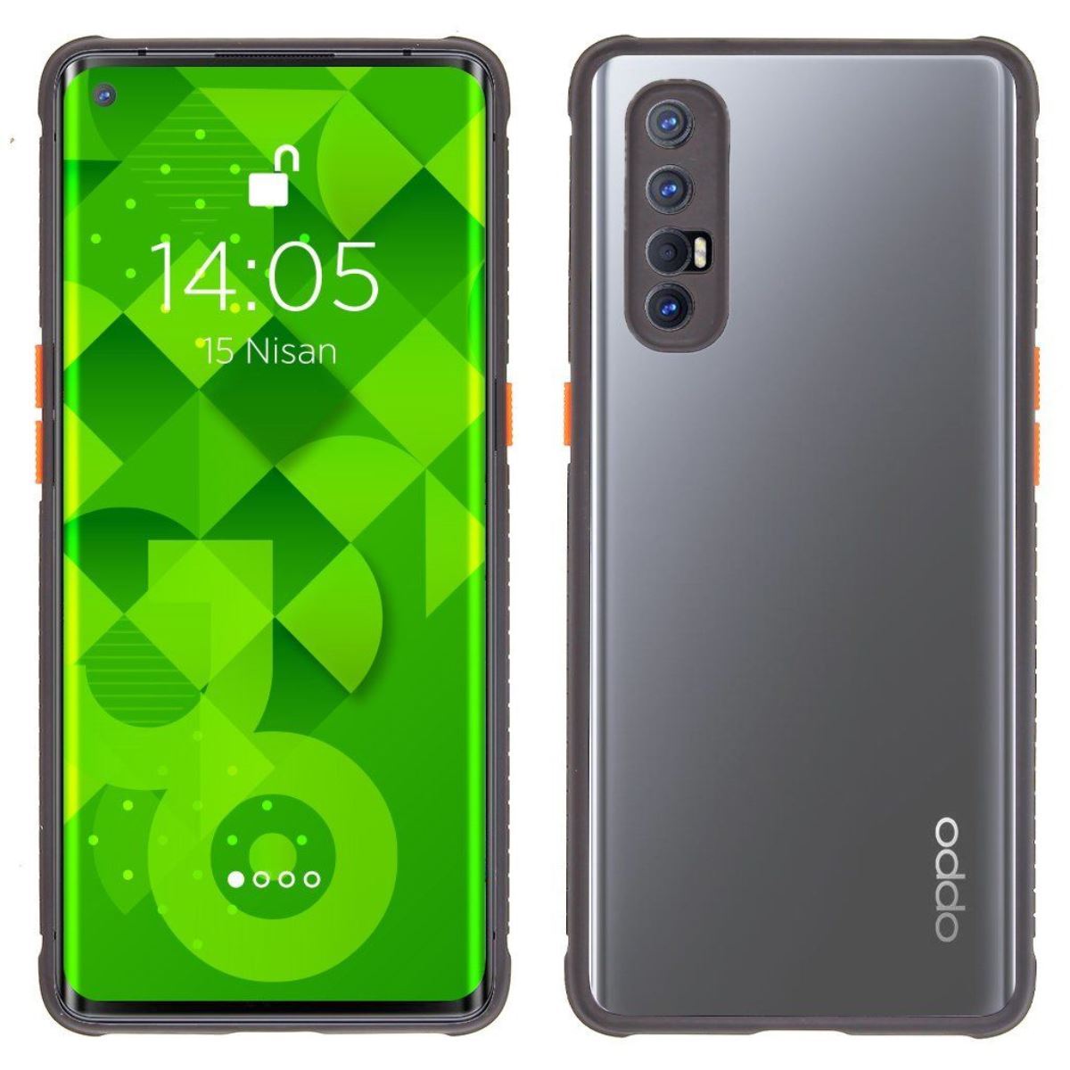 Jopus Oppo Reno 3 Pro JS-245 Zipper Phone Case Siyah - 1