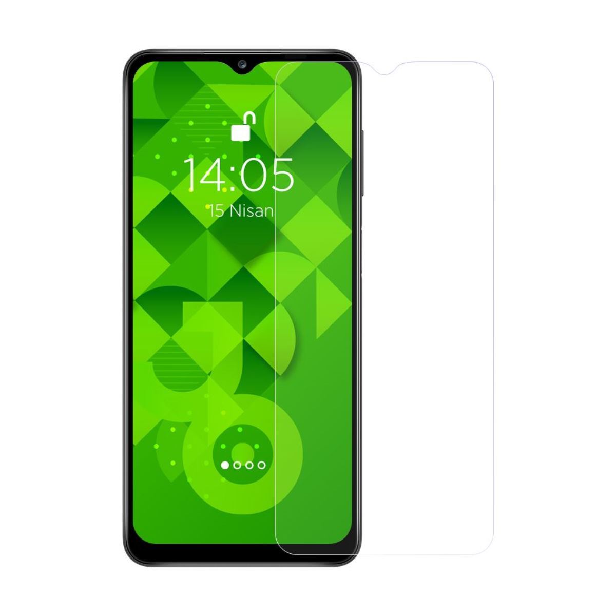 Jopus Samsung A12 Cek-101   Cam Ekran Koruyucu Seffaf - 1