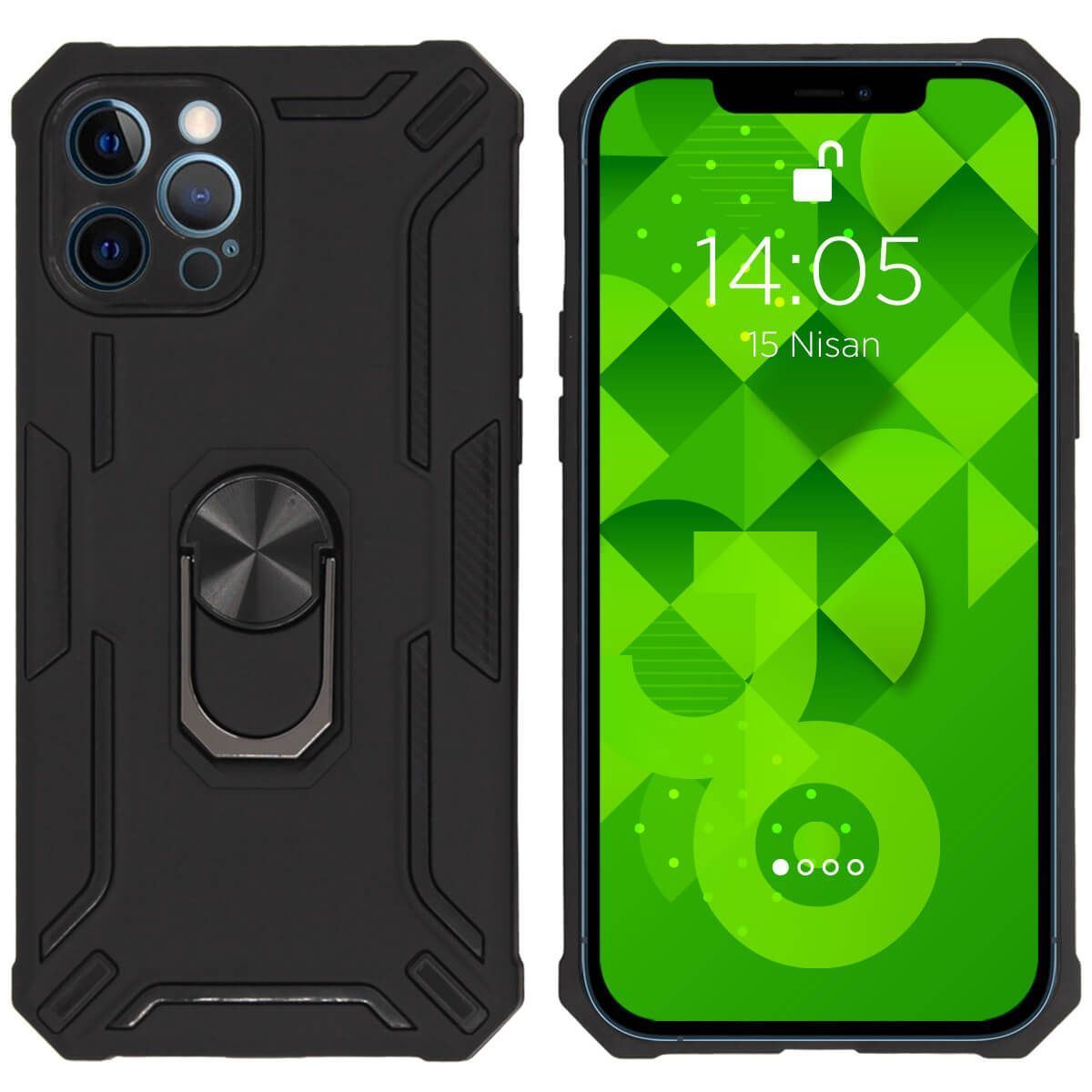 Jopus iPhone 12 Pro Max JS-249 Turbot Phone Case Siyah - 1