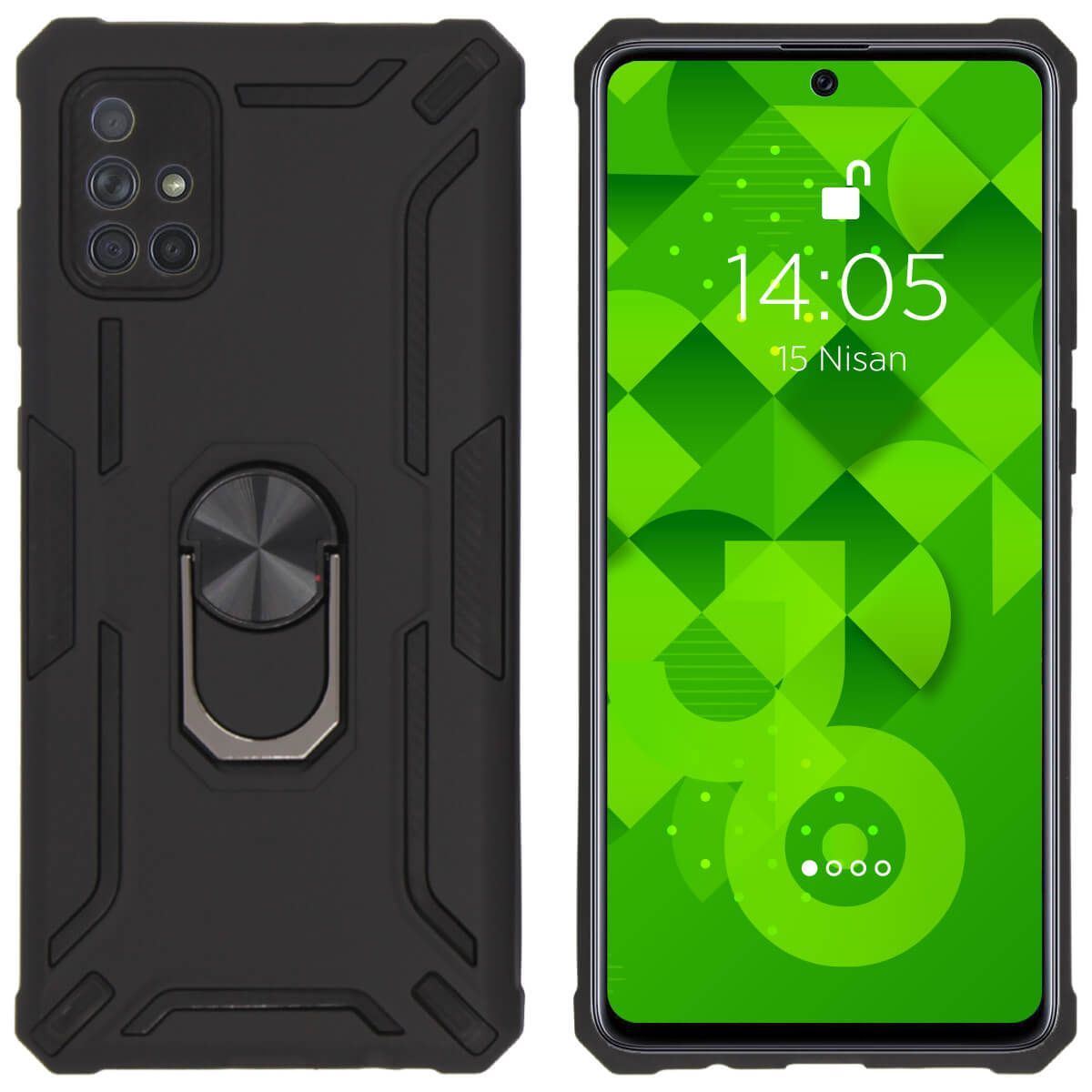 Jopus Samsung A71 JS-249 Turbot Phone Case Siyah - 1