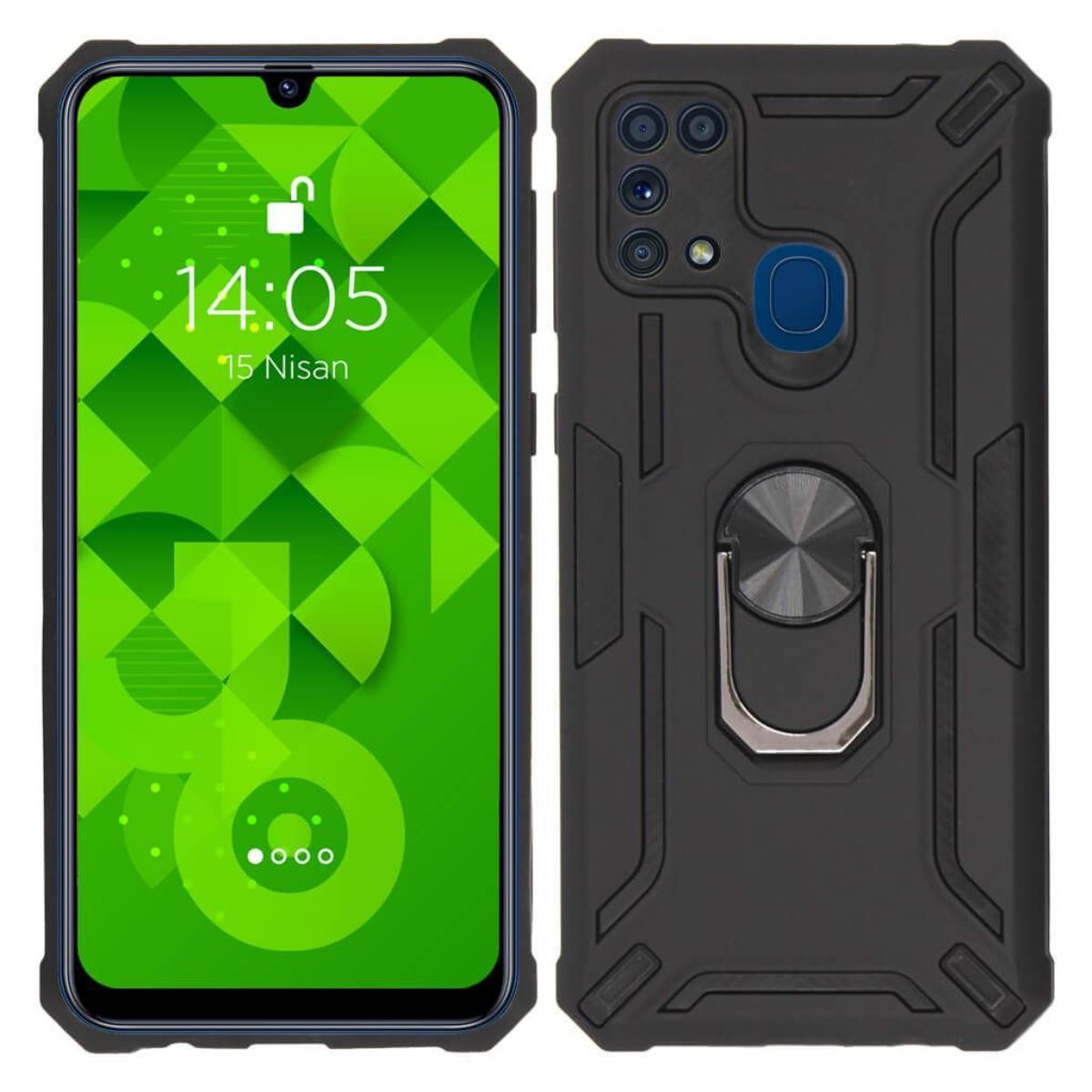 Jopus Samsung M31 JS-249 Turbot Phone Case Siyah - 1