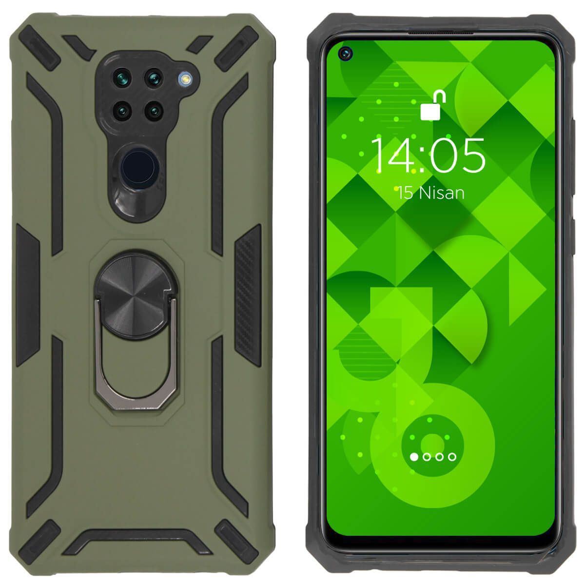 Jopus Xiaomi Redmi Note9 JS-249 Turbot Phone Case Yeşil - 1