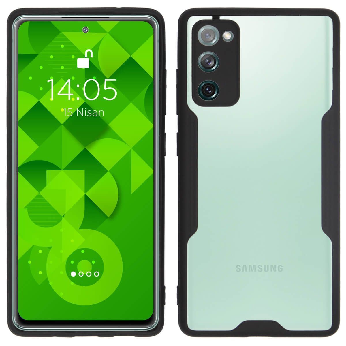 Jopus Samsung S20 Fe JS-250 Mellow   Silikon Kilif Siyah - 1