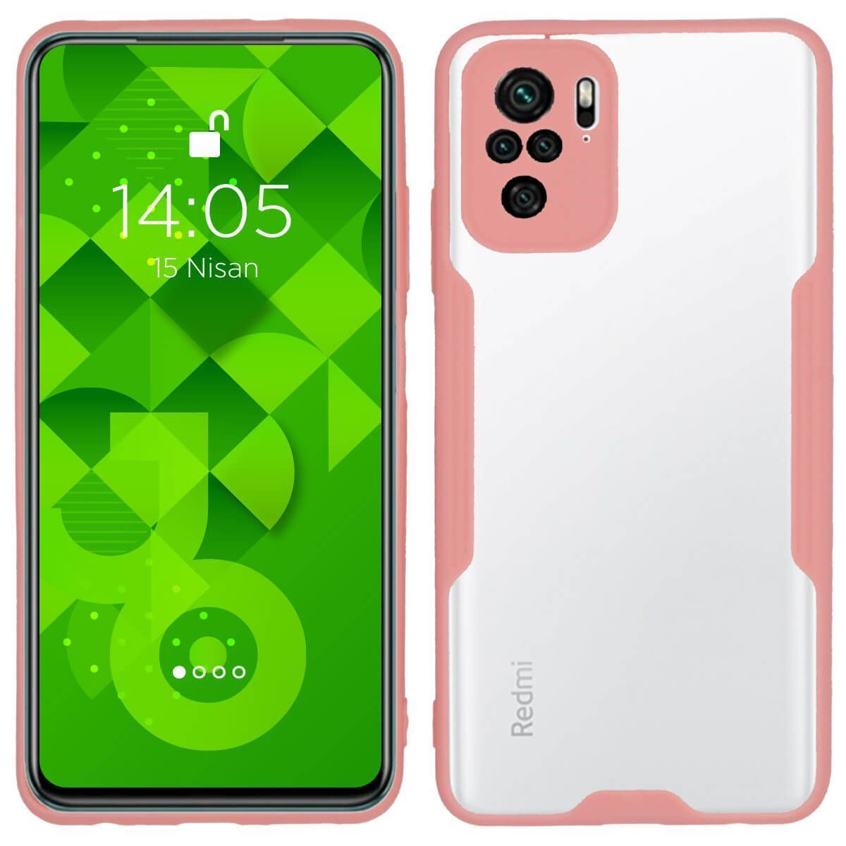 Jopus Xiaomi Redmi Note10 JS-250 Mellow   Silikon Kilif Pembe - 1