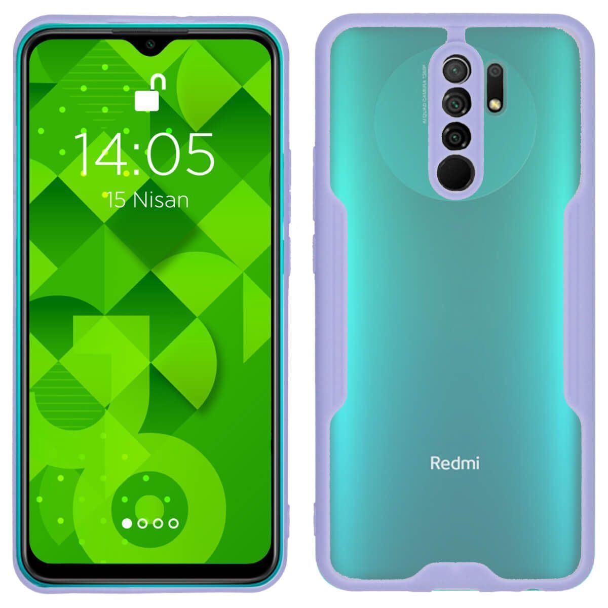 Jopus Xiaomi Redmi 9 JS-250 Mellow   Silikon Kilif Lila - 1
