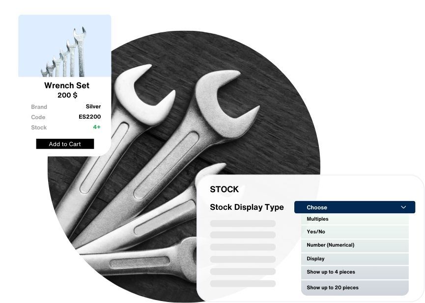 <b>Stock Display Type</b> Feature 1