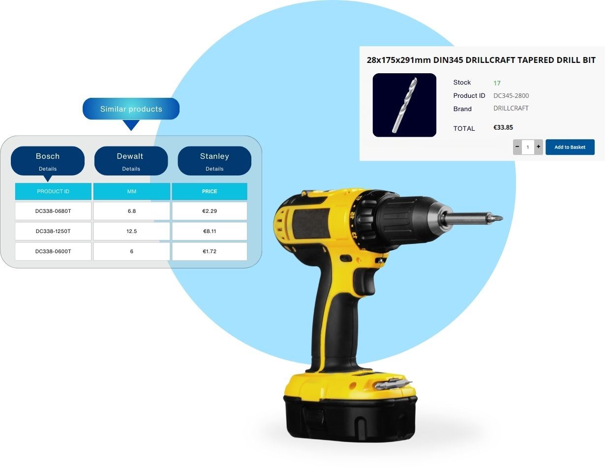<b>Similar products</b> feature	