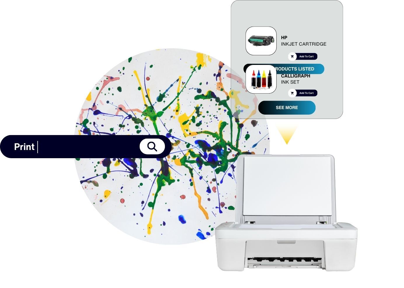 <b>Elastic search engine</b> feature	