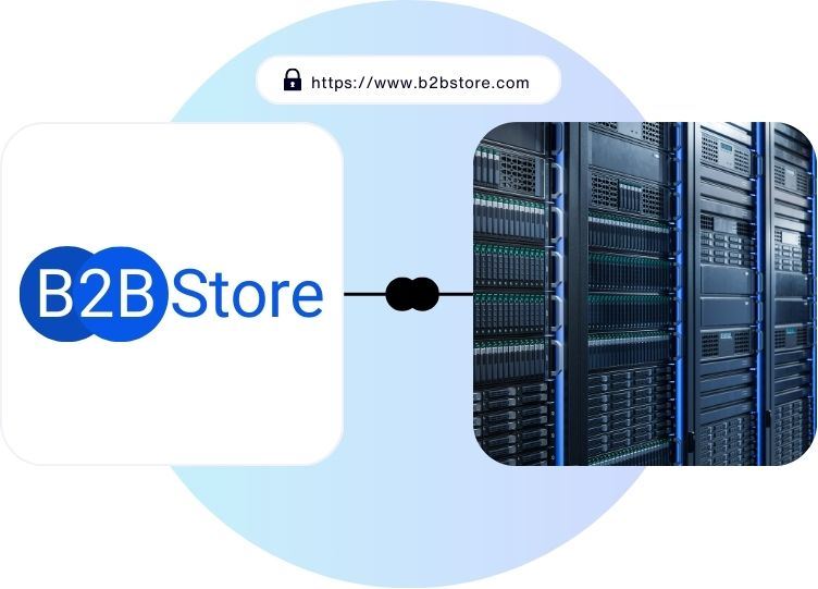 We store all your data <b>safely.</b> 1