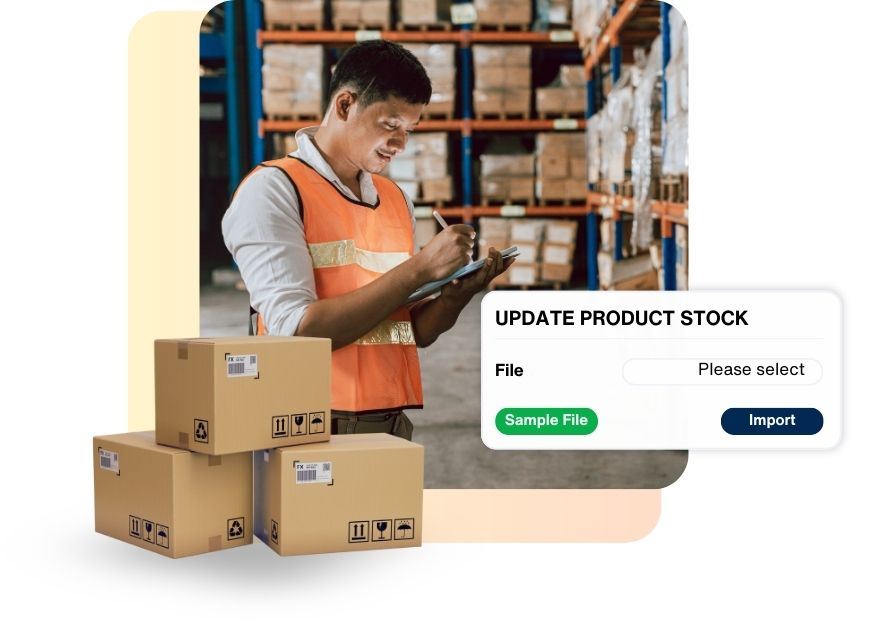 <b>Product-Stock Bulk Update</b> Feature 1