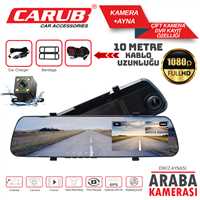 KAMERA DVR 2 Li  AYNADAN EKRAN iÇ iLAVE 10MT KABLO 1