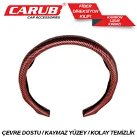 DiREKSiYON KILIFI KARBON FiBER UZUN KIRMIZI 1