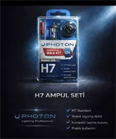 PHOTON AMPUL SETi 12V H7 VE MiNYATÜR  AMP + SiGORTA 1