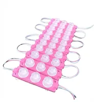 PARMAK LAMBA 3 LEDLi PEMBE     12V (10 LU) SET 1