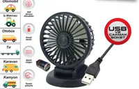 VANTiLATÖR 12V USB SOKETLi TORPiDO ÜSTÜ TEKLi 1