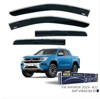 VW AMAROK 2023- KROMLU CAM RÜZGARLIGI 4LÜ 1