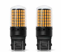 AMPUL 12V 144 SMD ÇiFT DUY LED T20 TURUNCU 2 Li 1