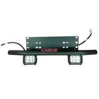 OFF-ROAD 6 LEDLi BAR ÇiFT SIRA BEYAZ BOYNUZ APARATLI 2 PARÇA 9X6CM 9-32V 1