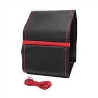 DiREKSiYON KILIFI CARBON iGNE ÖRGÜLÜ SiYAH 1