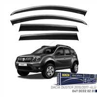 DACIA DUSTER 2010-2017 KROMLU CAM RÜZGARLIGI 4LÜ 1