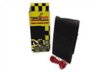 DiREKSiYON KILIFI 45 CM iGNE ÖRGÜ SARMALI DERi SiYAH 2