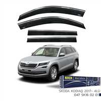 SKODA KODIAQ 2017- KROMLU CAM RÜZGARLIGI 4LÜ 1