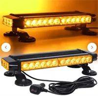 TEPE LAMBASI ÇAKAR VANTUZLU 30 LED  SARI 12V 38 CM FONK.ÇAKMAKTAN 1