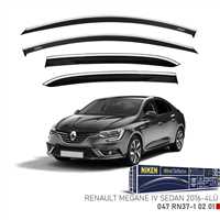 RENAULT MEGANE IV SEDAN 2016- KROMLU CAM RÜZGARLIGI 4LÜ 1