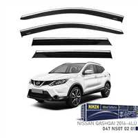 NISSAN QASHQAI  2014- KROMLU CAM RÜZGARLIGI 4LÜ 1