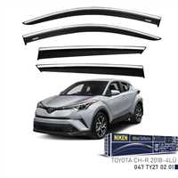 TOYOTA COROLLA CHR 2018- KROMLU CAM RÜZGARLIGI 4LÜ 1