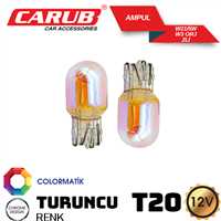 AMPUL DiADEM  12V T20 W30  KROM TURUNCU 2 Li 1