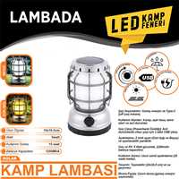 KAMP FENERi GÜNES ENERJiLi ÇAKARLI 10x16 cm 1