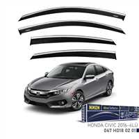 HONDA CIVIC 2016  KROMLU CAM RÜZGARLIGI 4LÜ 1