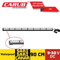 OFF ROAD SiS PROJEKTÖR 90 CM SARI-SARI ÇAKARLI 9-30V ÇAKMAKLI FONKSiYONLU 1