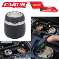 KÜLLÜK PORTATiF SERAMiK KAPAKLI ISIKLI SiLVER 1